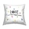 Love is Four Legged Design by Annie LaPoint Outdoor Printed Pillow